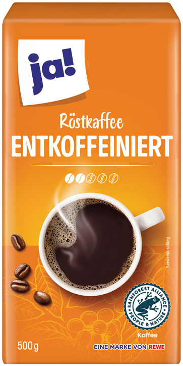 Röstkaffee entkoffeiniert oder mild im aktuellen Prospekt bei REWE in Calden
